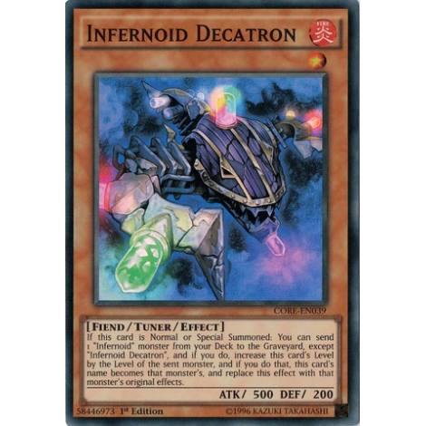 YU-GI-OH! - Infernoid Decatron (CORE-EN039) - Clash of Rebellions - 1st Edition - Super Rare