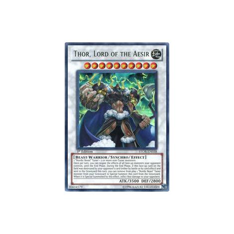 YuGiOh ! Thor, Lord Of The Aesir Ultimate Rare STOR-EN038