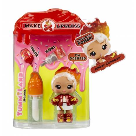 YUMMILAND LIP GLOSS DOLL SERIES 2- CINNAMON SPICE (AMBER CINNAMON)