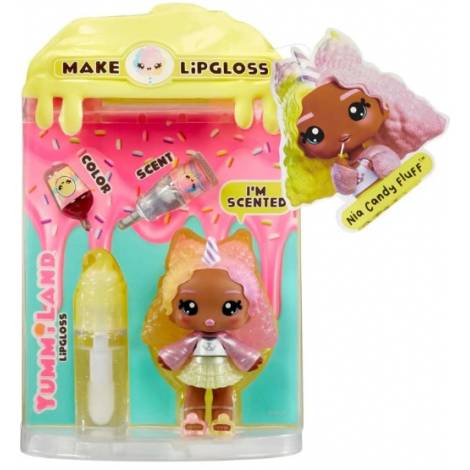 YUMMILAND LIP GLOSS DOLL SERIES 2- COTTON CANDY (NIA CANDY FLUFF)