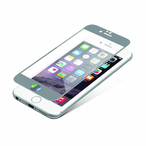 ZAGG InvisibleShield Full Face Tempered Glass – Apple iPhone 6s / 6 (Titanium πλαίσιο)