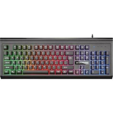 Zeroground RGB KB-3000G Toromi keyboard Αγγλικό US